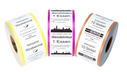 Wertmarken, Tickets