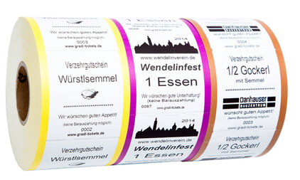 Wertmarken, Verzehrbons