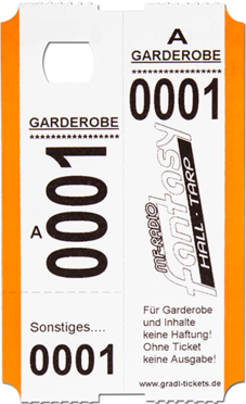 Vorschlag 2, Garderobenmarken